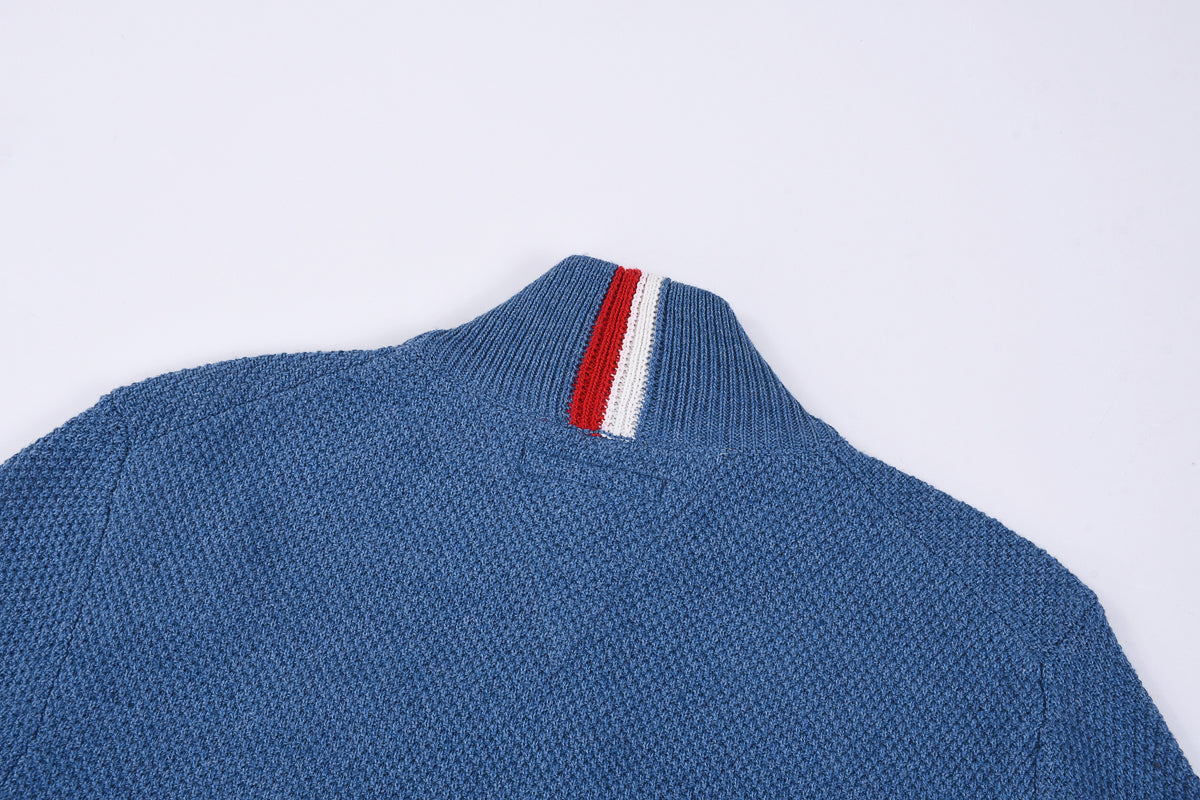 Tommy Hilfiger Organic Cotton Zipped Cardigan Sweater