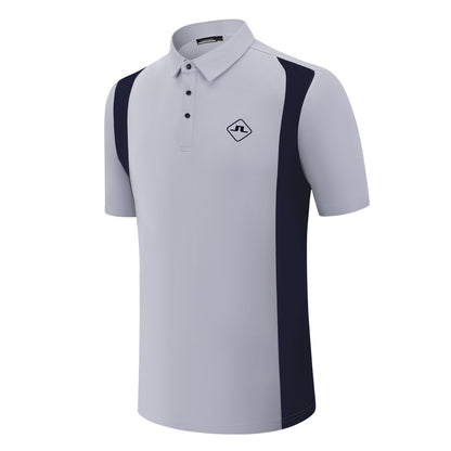 J.Lindeberg Contrast Panel Tech Polo