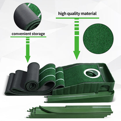 GolfCai | Golf Putting Mat, Indoor & Outdoor Practice Mat